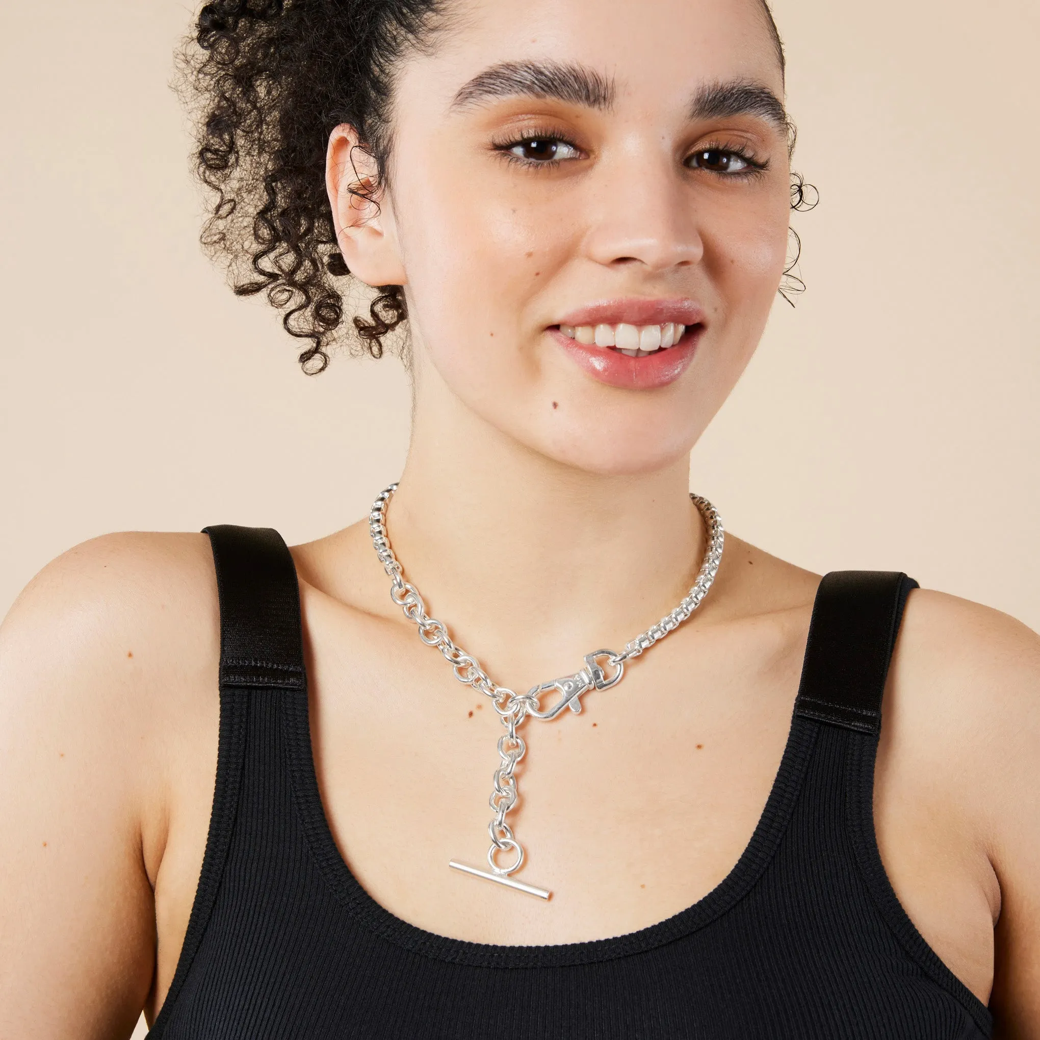 Martine Ali Silver Aris Boxer Necklace sold by Moma product image thumbnail 2