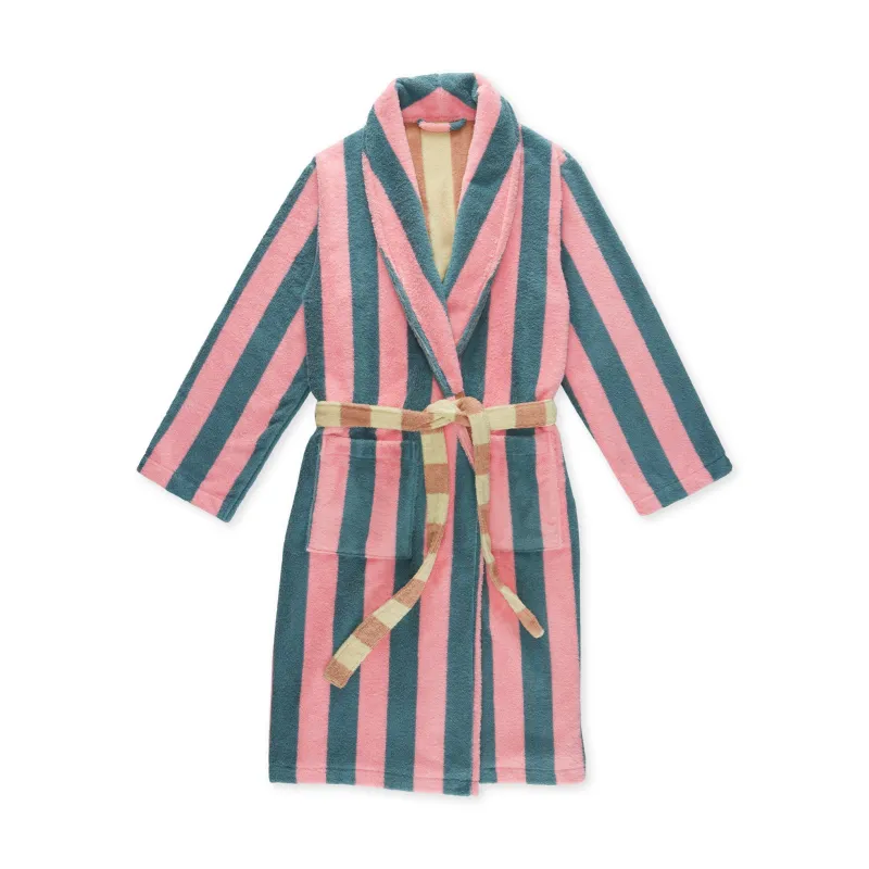 Dusen Dusen Striped Bathrobe - Martine Stripe sold by Moma
