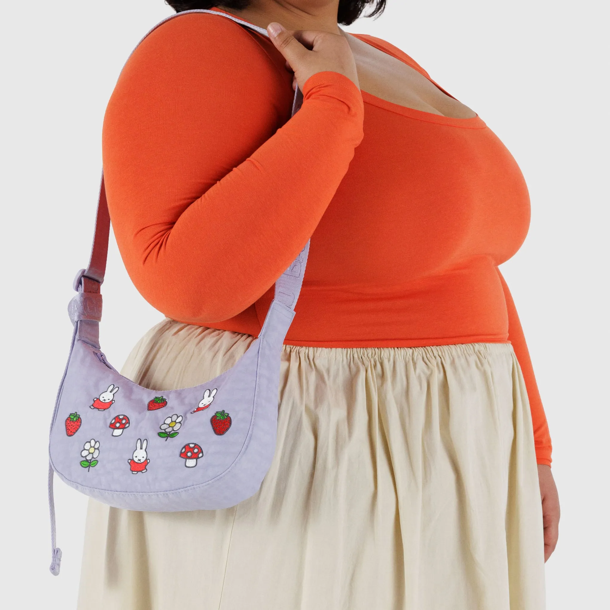 Miffy Baggu Recycled Nylon Crescent Bag - Small sold by Moma product image thumbnail 2