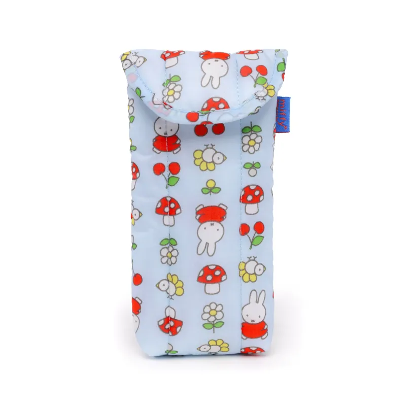 Miffy Baggu Puffy Recycled Nylon Eyeglasses Case sold by Moma