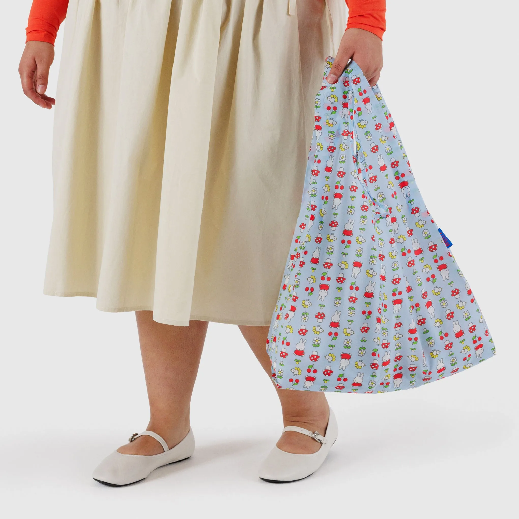 Miffy Baggu Recycled Nylon Standard Tote Bag - Garden Miffy sold by Moma product image thumbnail 2