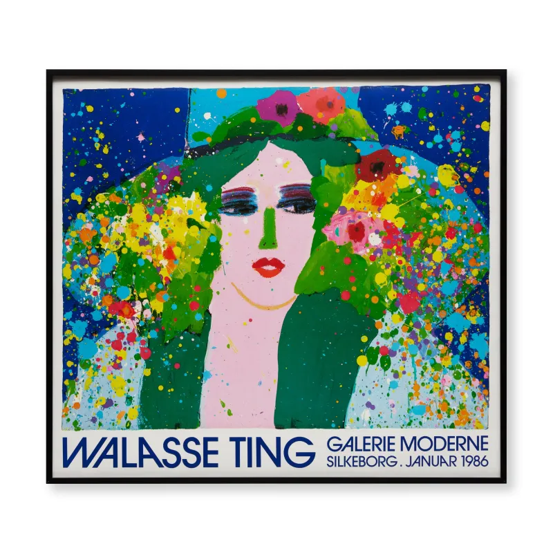Walasse Ting Galerie Moderne Framed Poster sold by Moma
