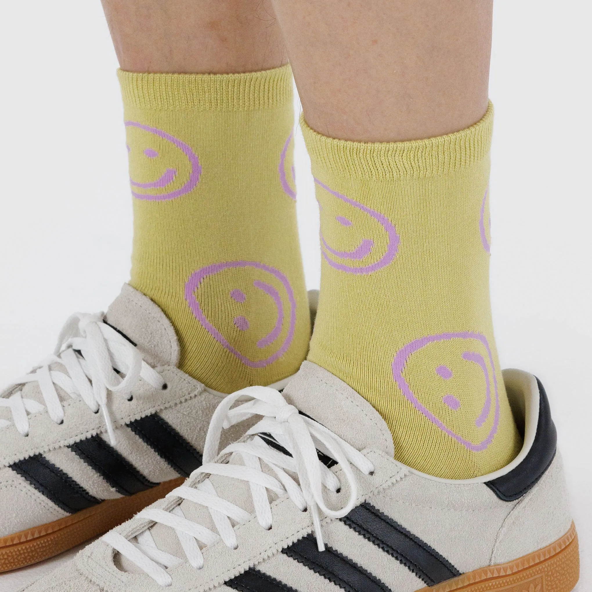 Baggu Crew Socks - Straw Happy sold by Moma product image thumbnail 2
