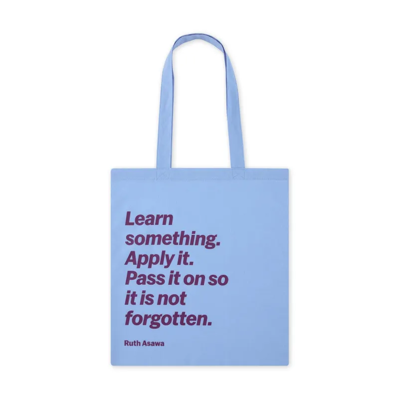 MoMA Artist Quote Totes - Ruth Asawa sold by Moma