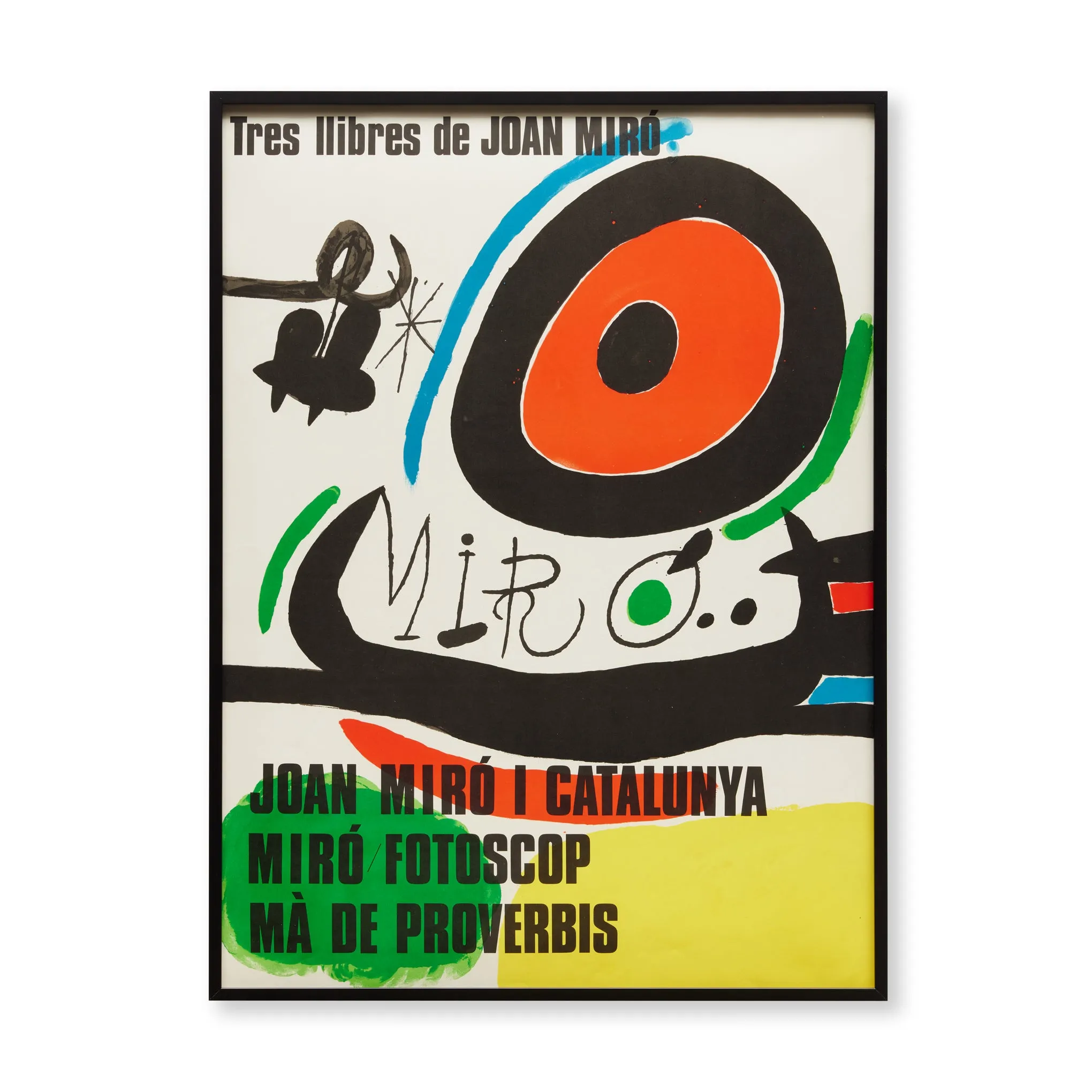 Joan Miró 1970 Framed Poster sold by Moma