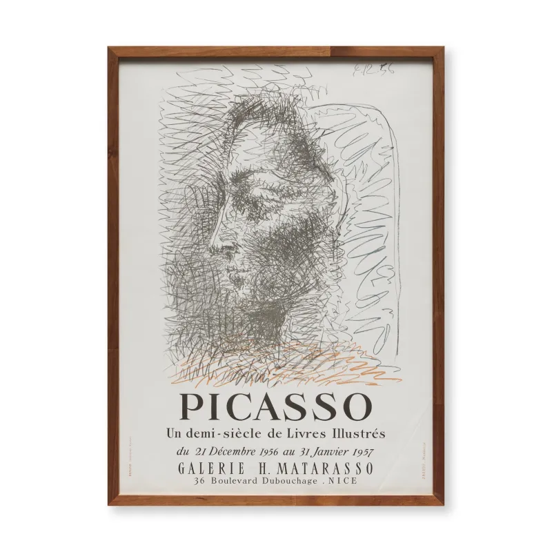 Pablo Picasso Galerie H. Matarasso 1956-1957 Framed Poster sold by Moma