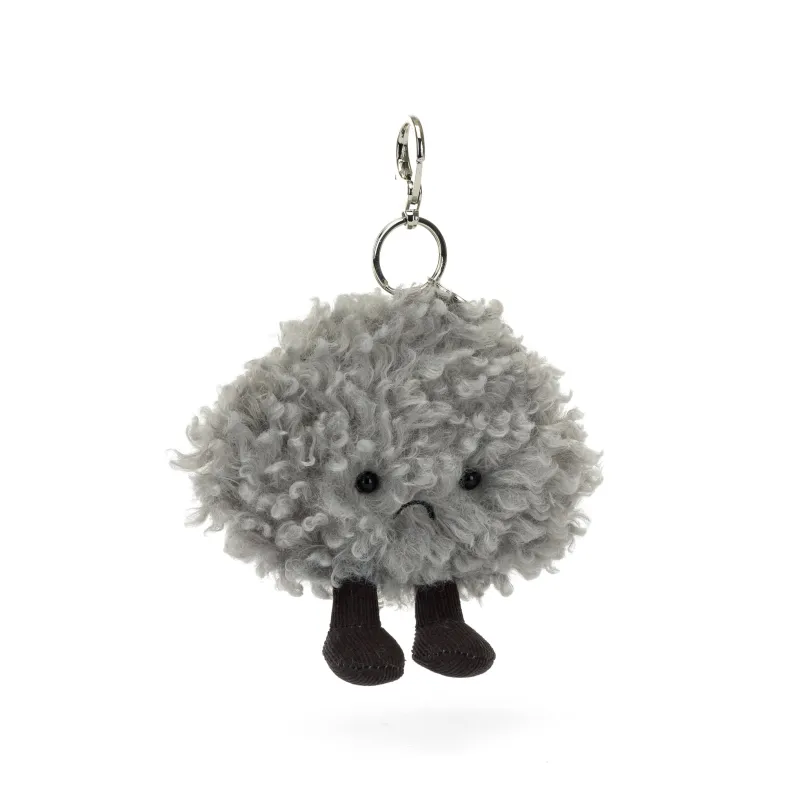 Jellycat Nature Bag Charm Plush - Storm Cloud sold by Moma