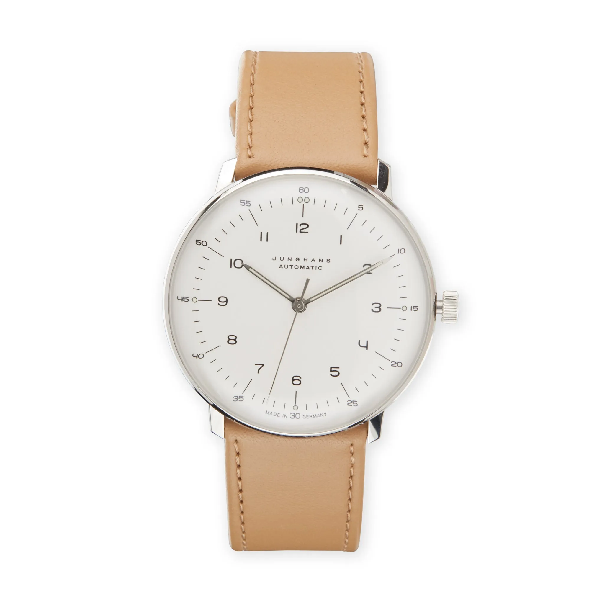 Automatic Max Bill Watch - White/ Brown sold by Moma product image thumbnail 5