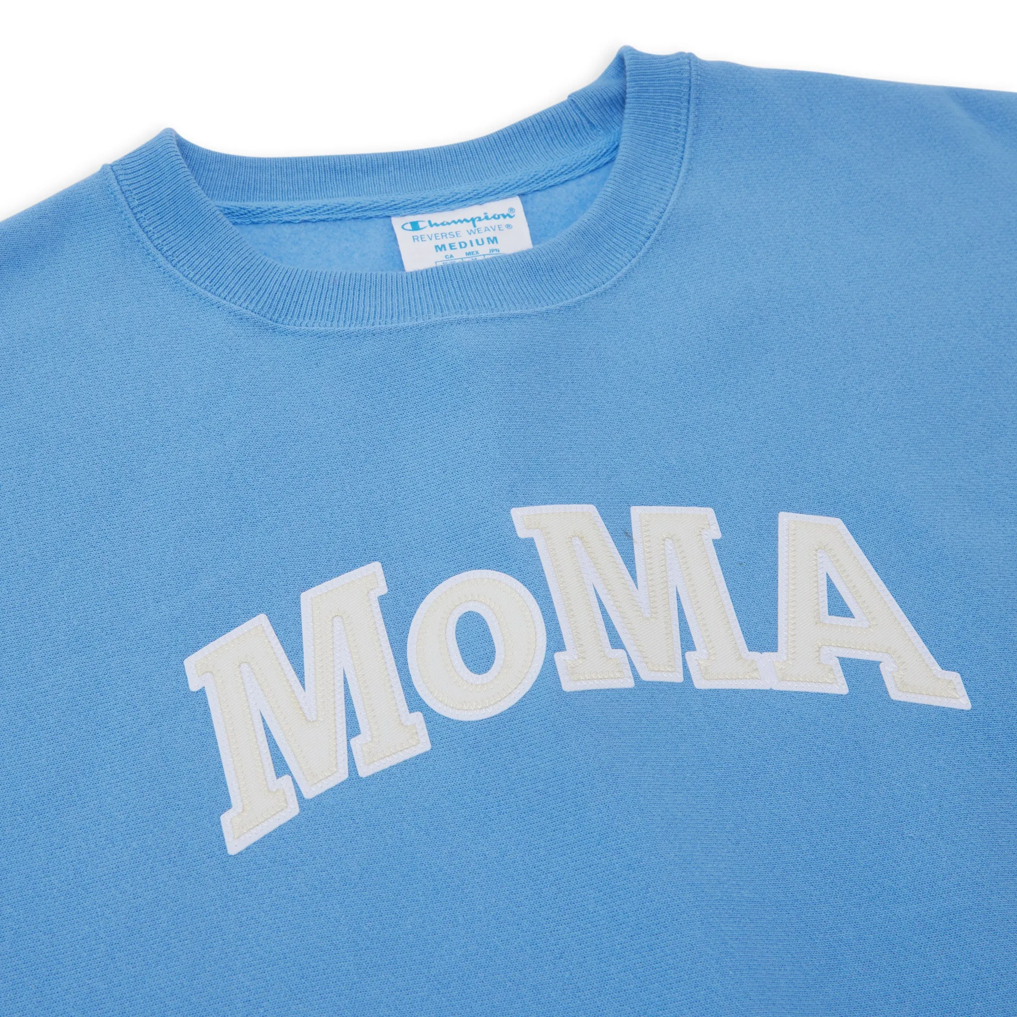Champion Crewneck Sweatshirt - MoMA Edition - Light Blue sold by Moma product image thumbnail 3