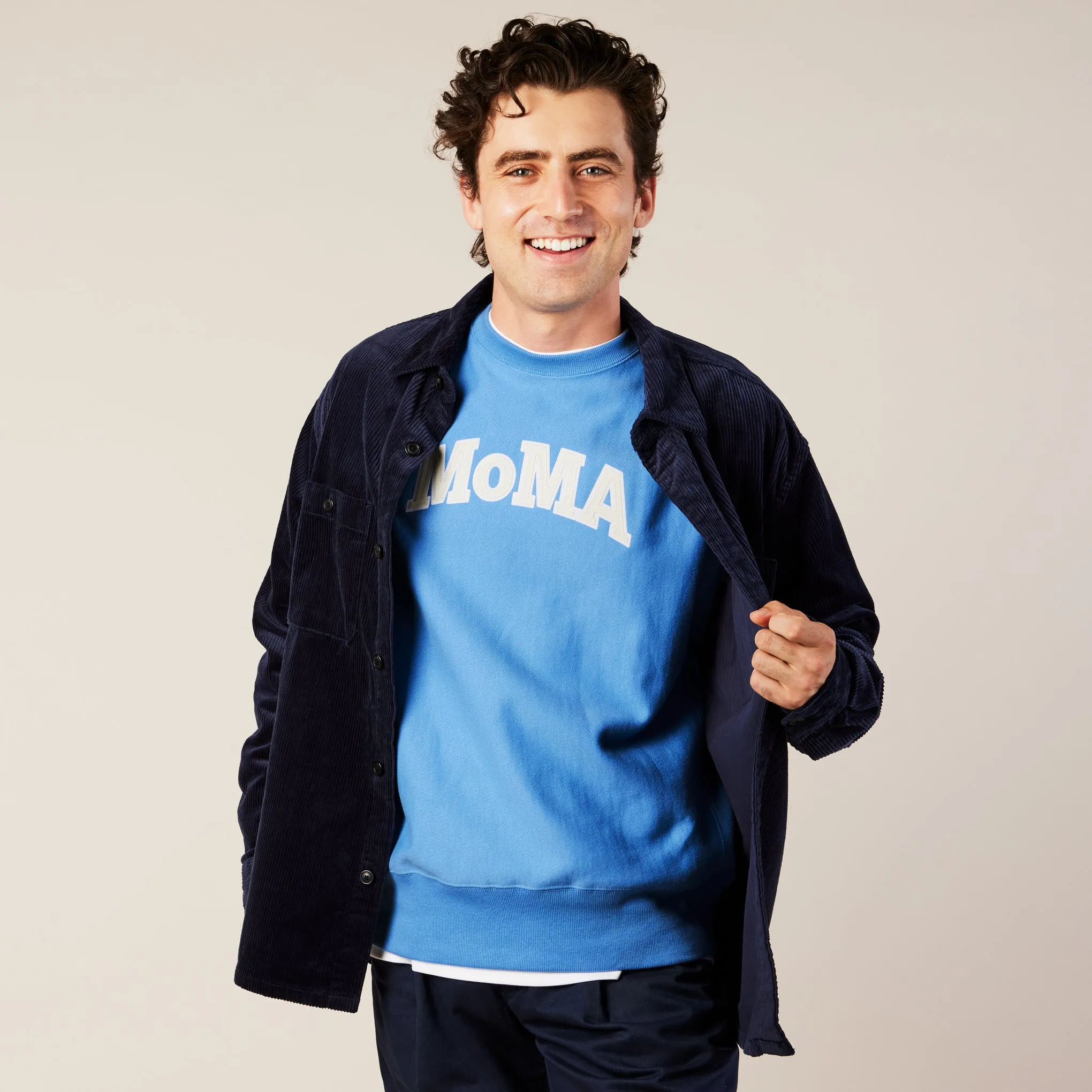Champion Crewneck Sweatshirt - MoMA Edition - Light Blue sold by Moma product image thumbnail 4