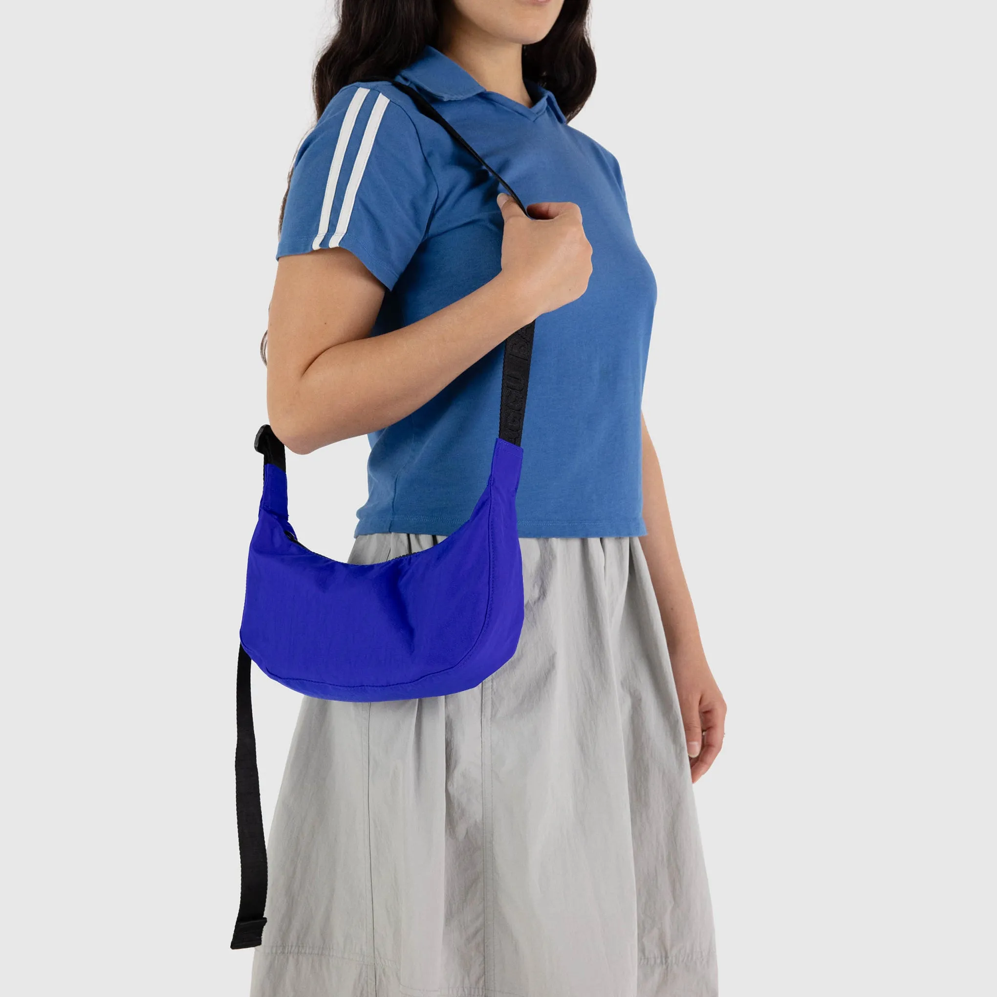 Baggu Recycled Nylon Crescent Bag - Lapis sold by Moma product image thumbnail 2