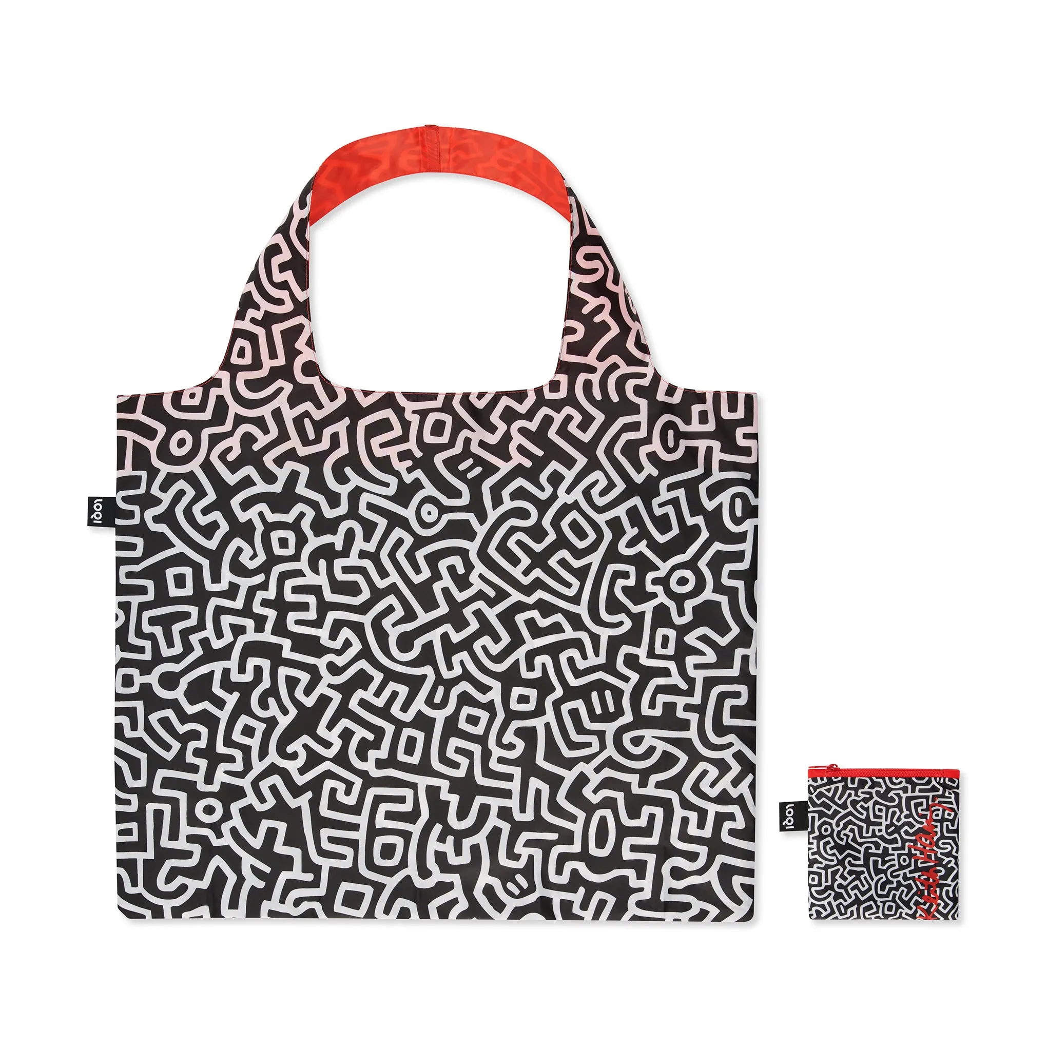 Loqi Recycled Polyester Artist Tote Bag - Haring - Untitled sold by Moma