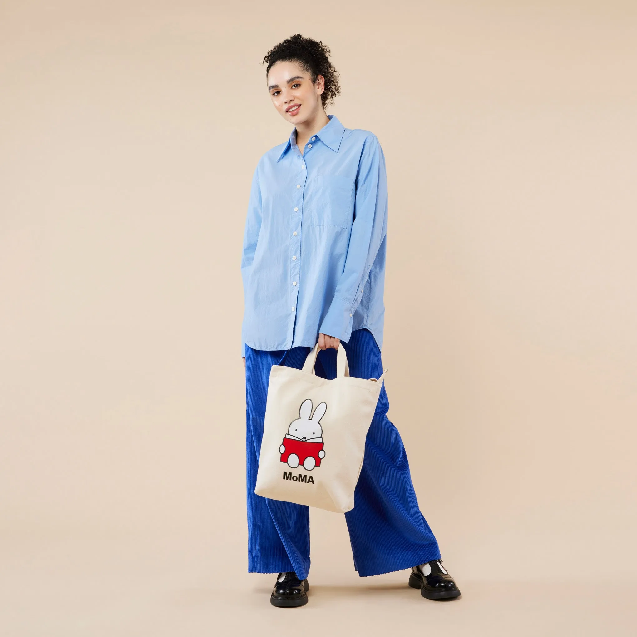 MoMA Miffy Baggu Recycled Cotton Zip Duck Bag sold by Moma product image thumbnail 5