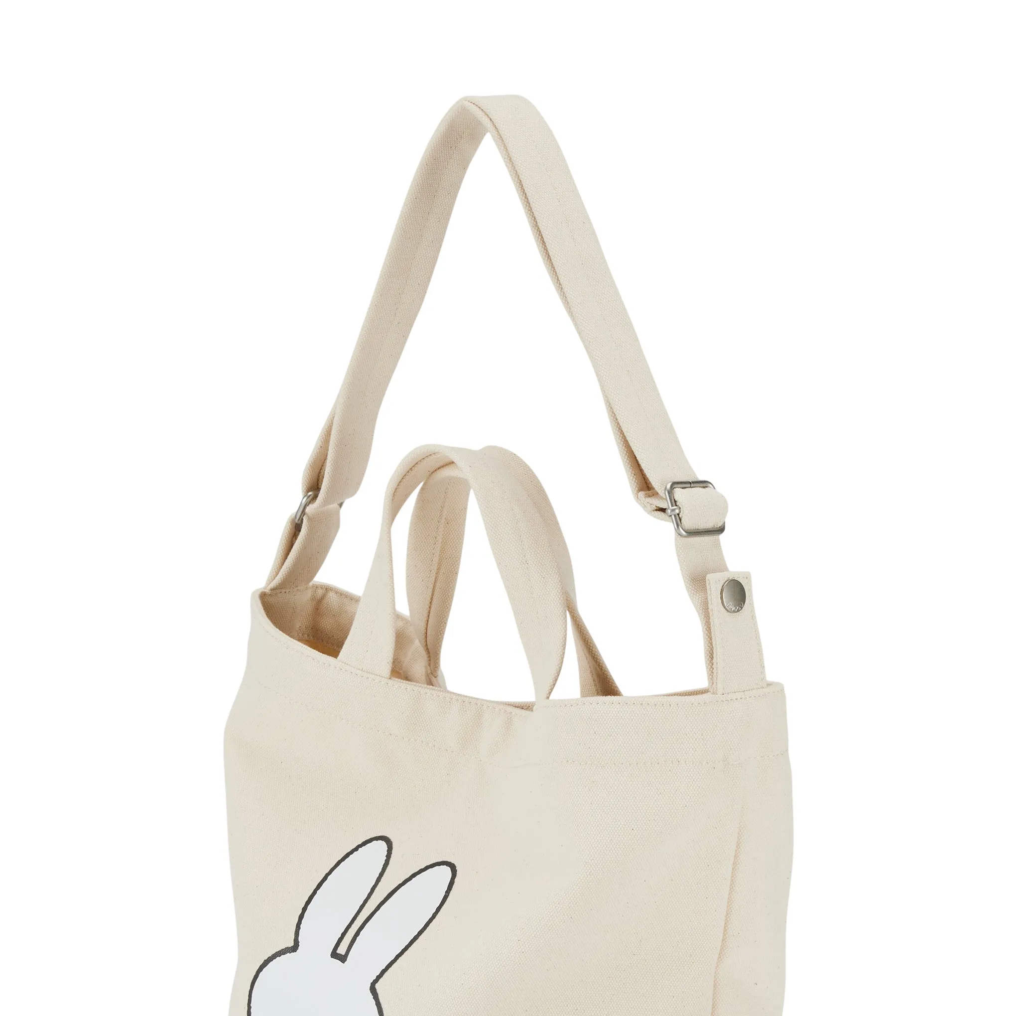 MoMA Miffy Baggu Recycled Cotton Zip Duck Bag sold by Moma product image thumbnail 3