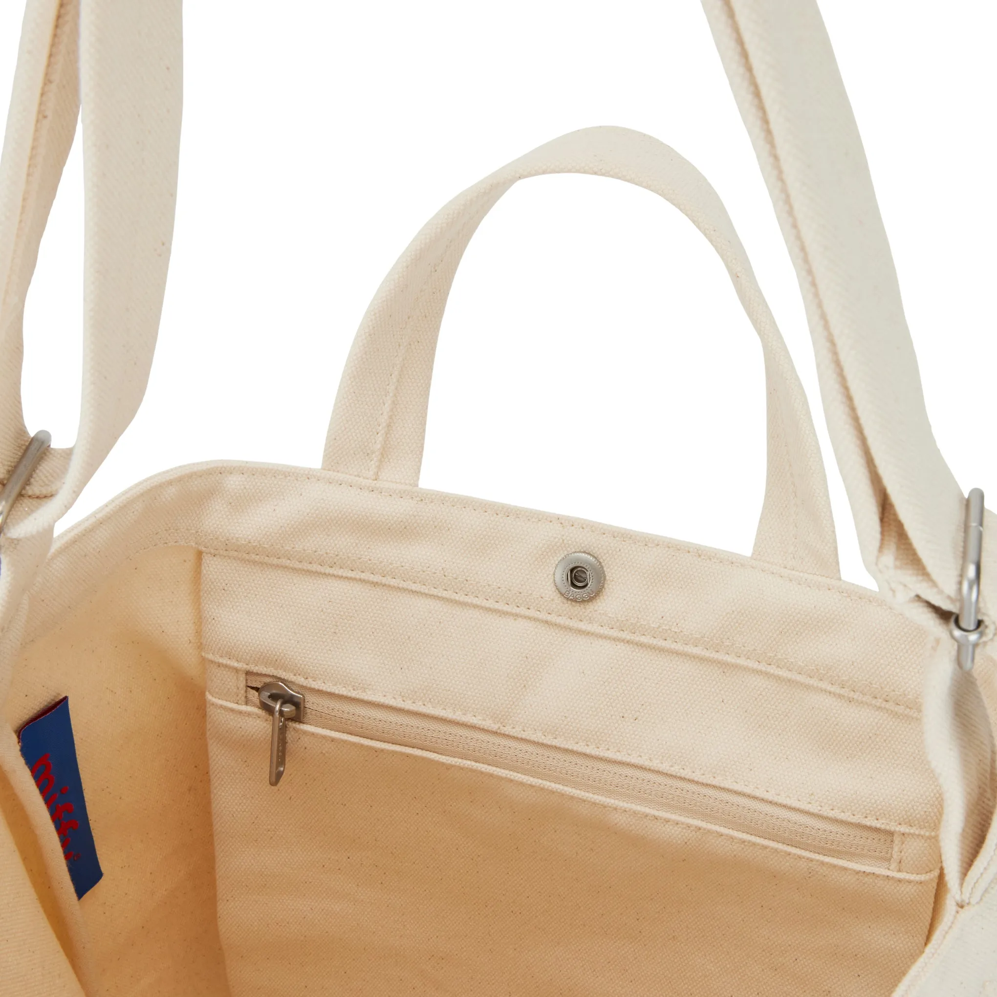 MoMA Miffy Baggu Recycled Cotton Zip Duck Bag sold by Moma product image thumbnail 4