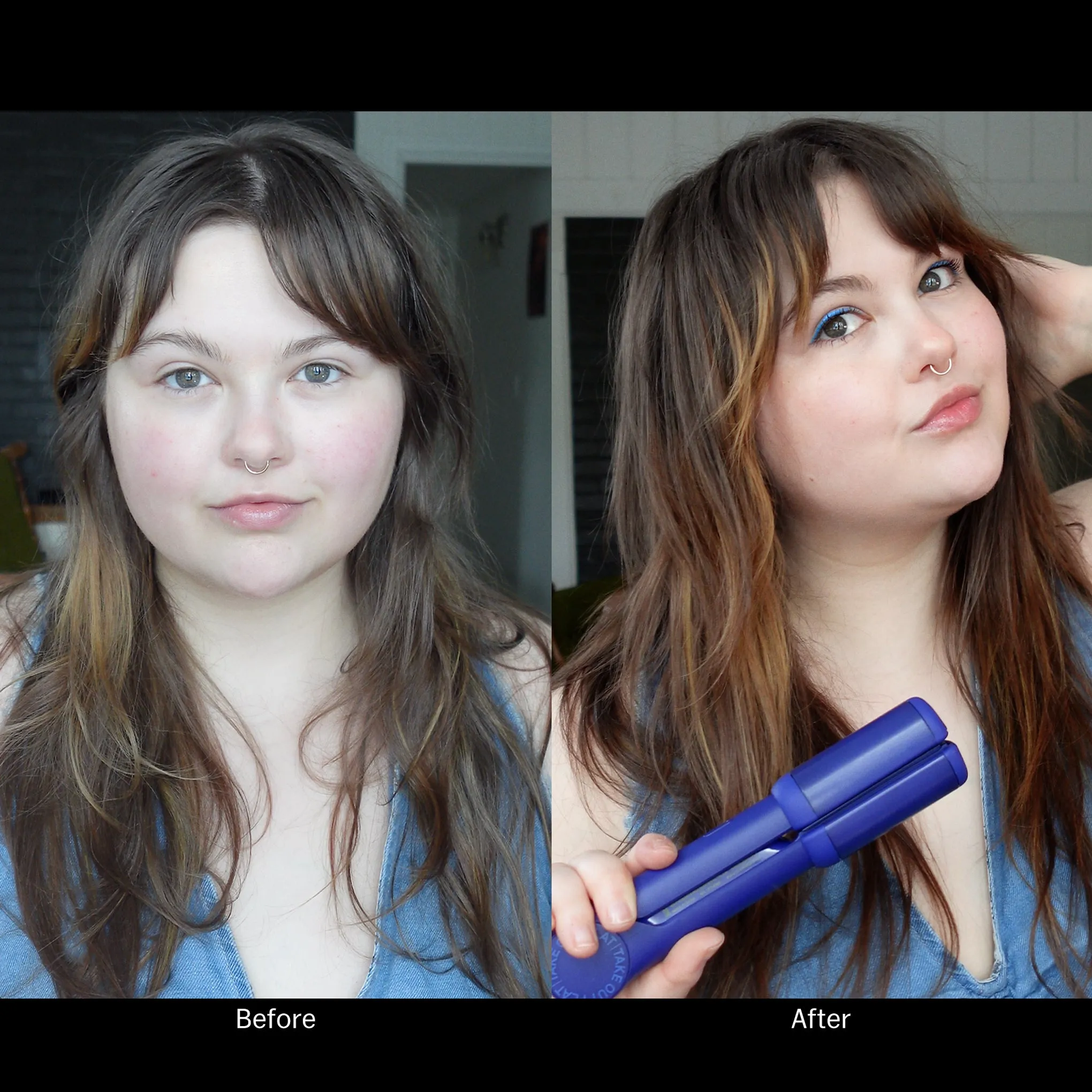 Compact Ceramic Hair Styling Tool - Navy sold by Moma product image thumbnail 3