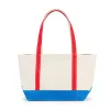 MoMA Baggu Heavyweight Canvas Tote - Red/ Blue sold by Moma