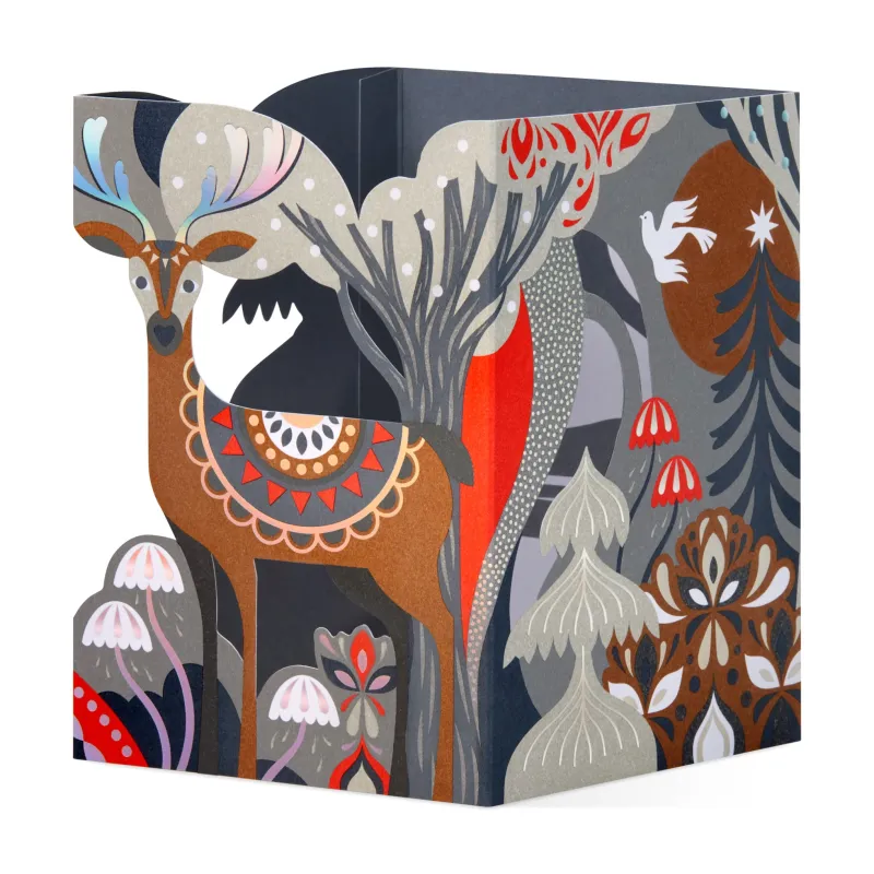 Moonlight View Holiday Pop-Up Cards - Set of 8 sold by Moma