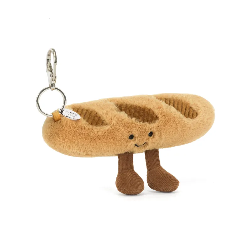 Jellycat Food Bag Charm Plush - Baguette sold by Moma