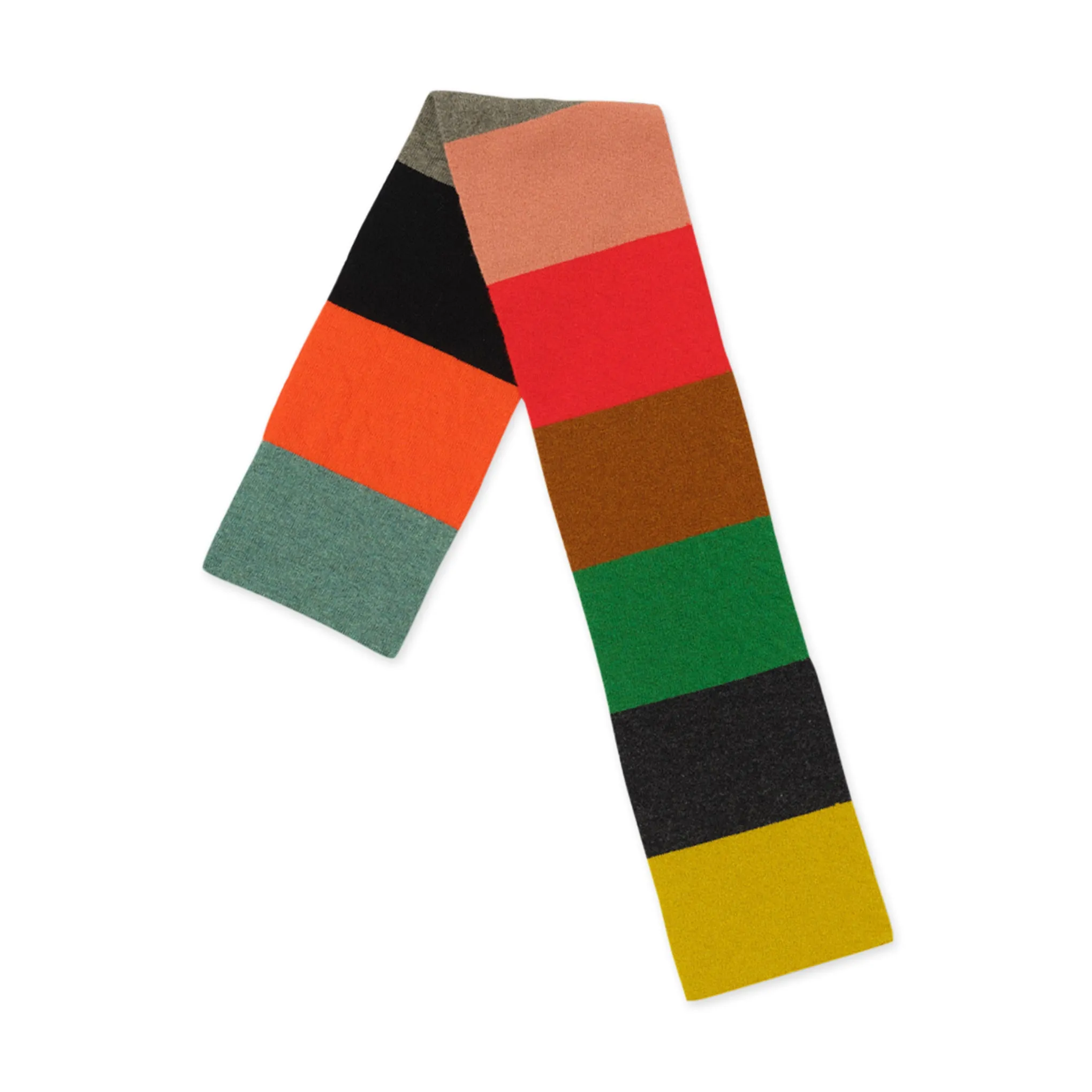 Jo Gordon Mini Colorblock Lambswool Scarf sold by Moma product image thumbnail 4