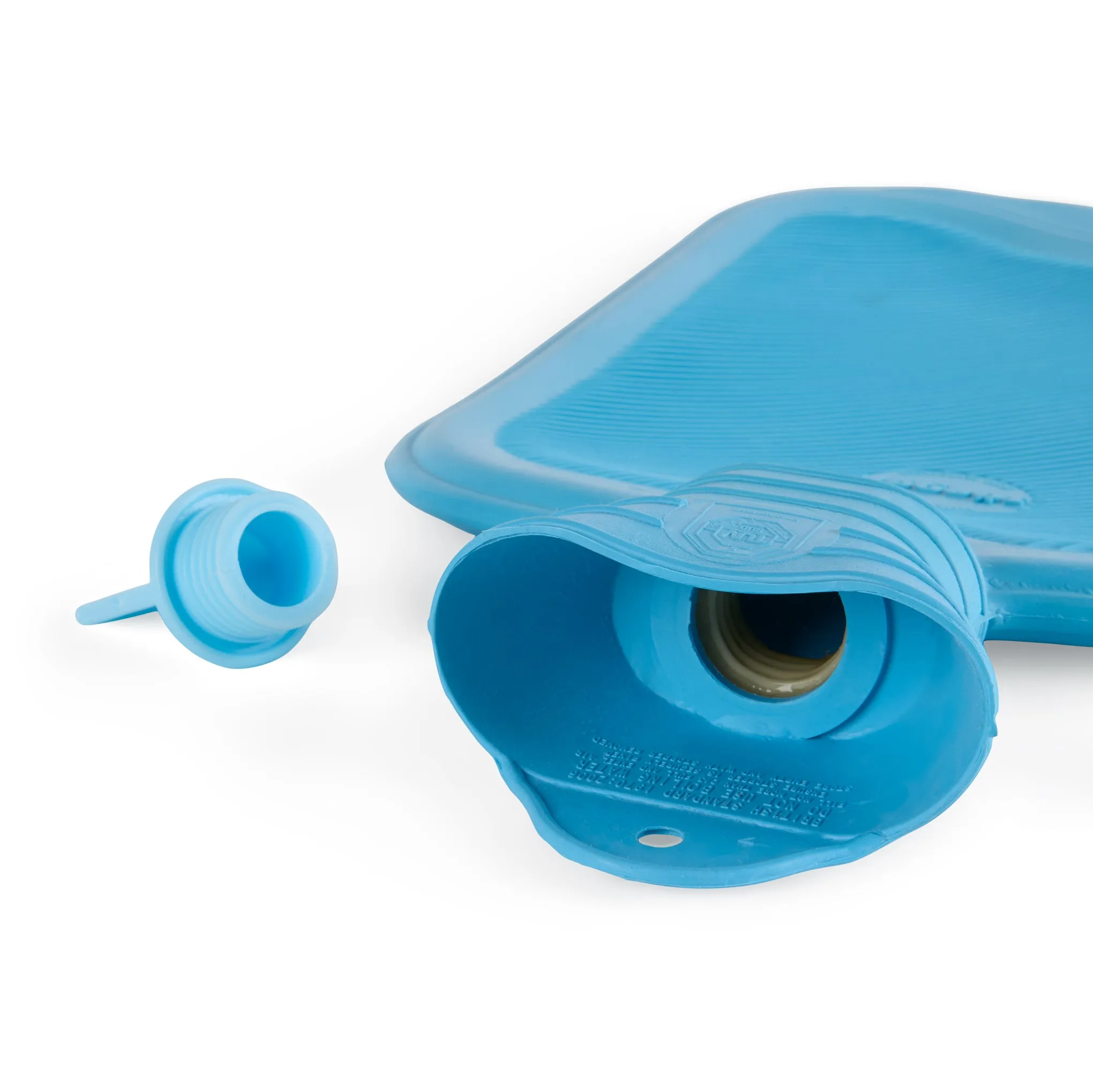 Knit-Covered Hot Water Bottle - Blue/ Green sold by Moma product image thumbnail 4