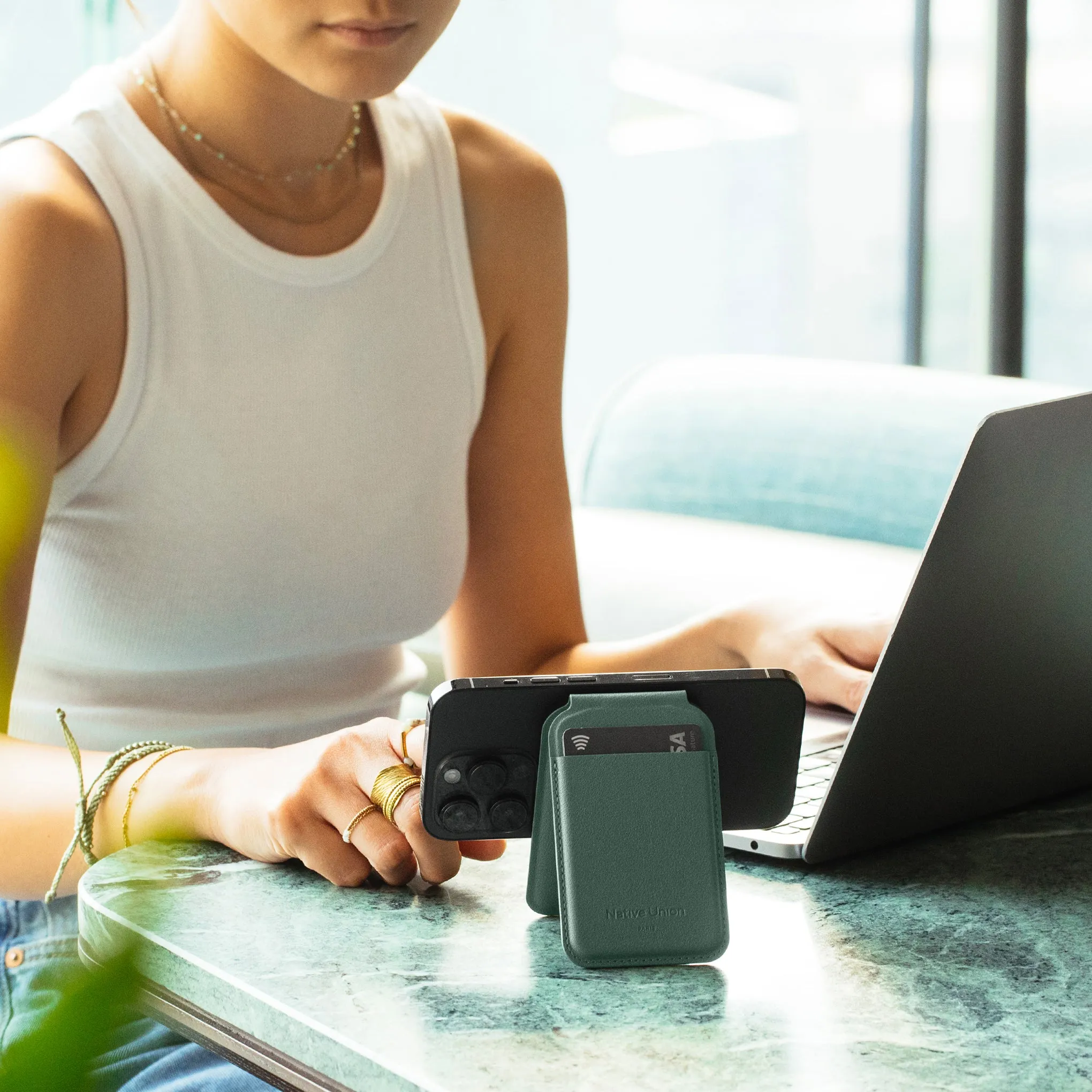 Native Union Magnetic Wallet Stand - Black sold by Moma product image thumbnail 5