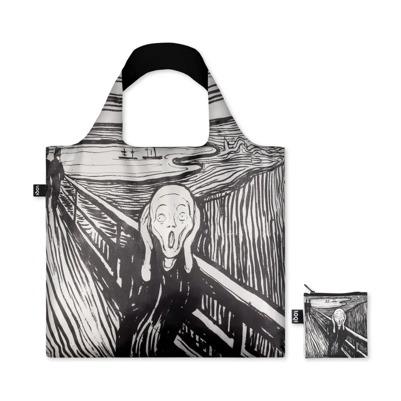 Loqi Recycled Polyester Artist Tote Bag - Munch sold by Moma