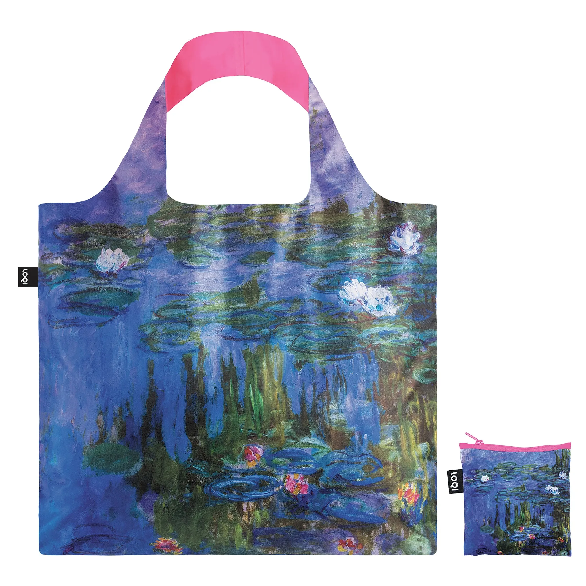 Loqi Recycled Polyester Artist Tote Bag - Monet sold by Moma
