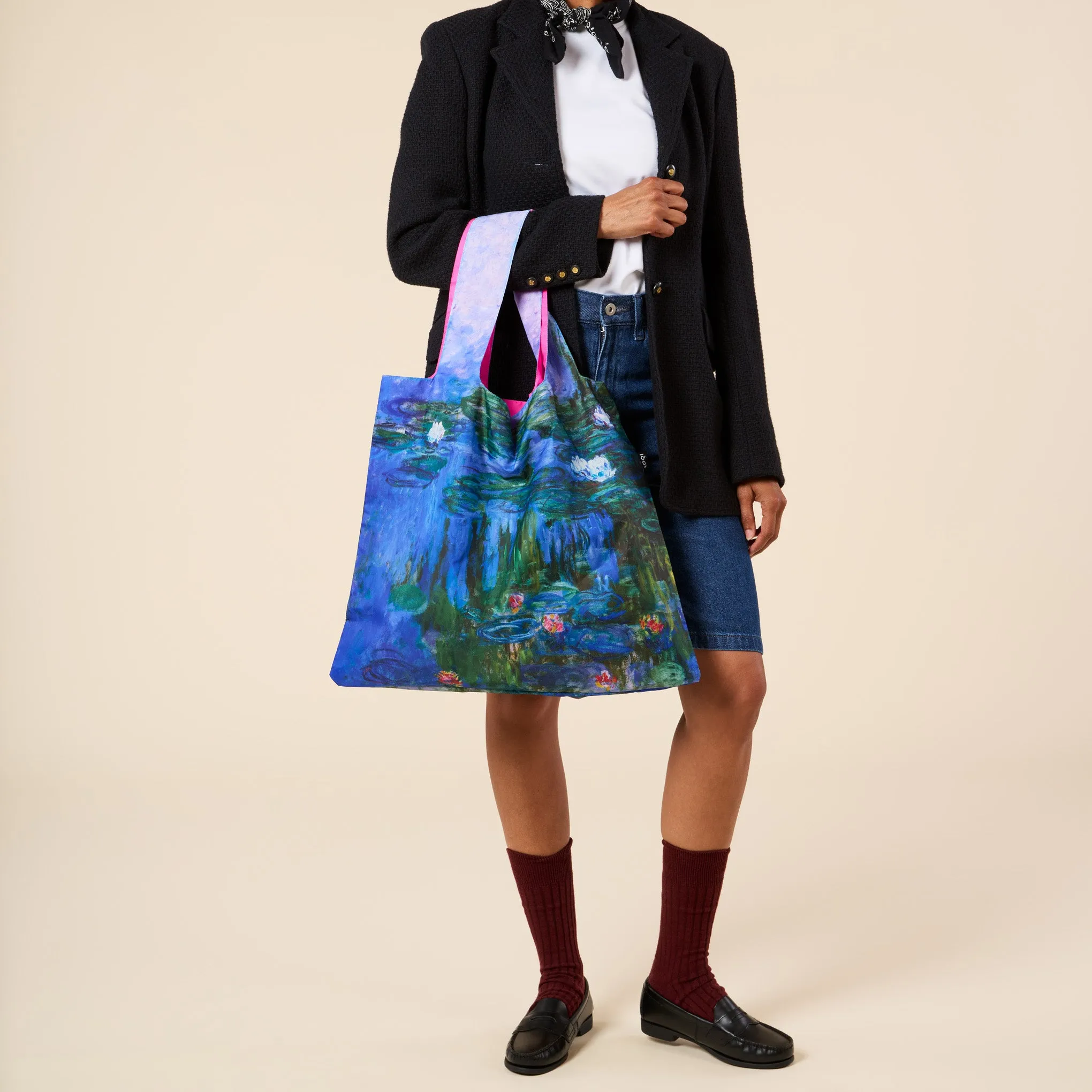 Loqi Recycled Polyester Artist Tote Bag - Monet sold by Moma product image thumbnail 2