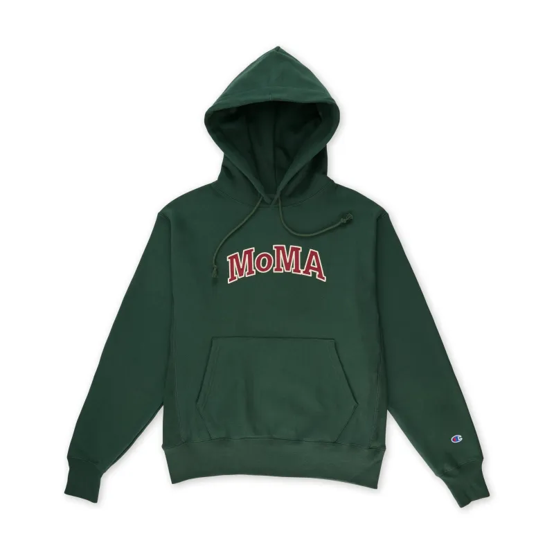Champion Hoodie - MoMA Edition - Dark Green sold by Moma