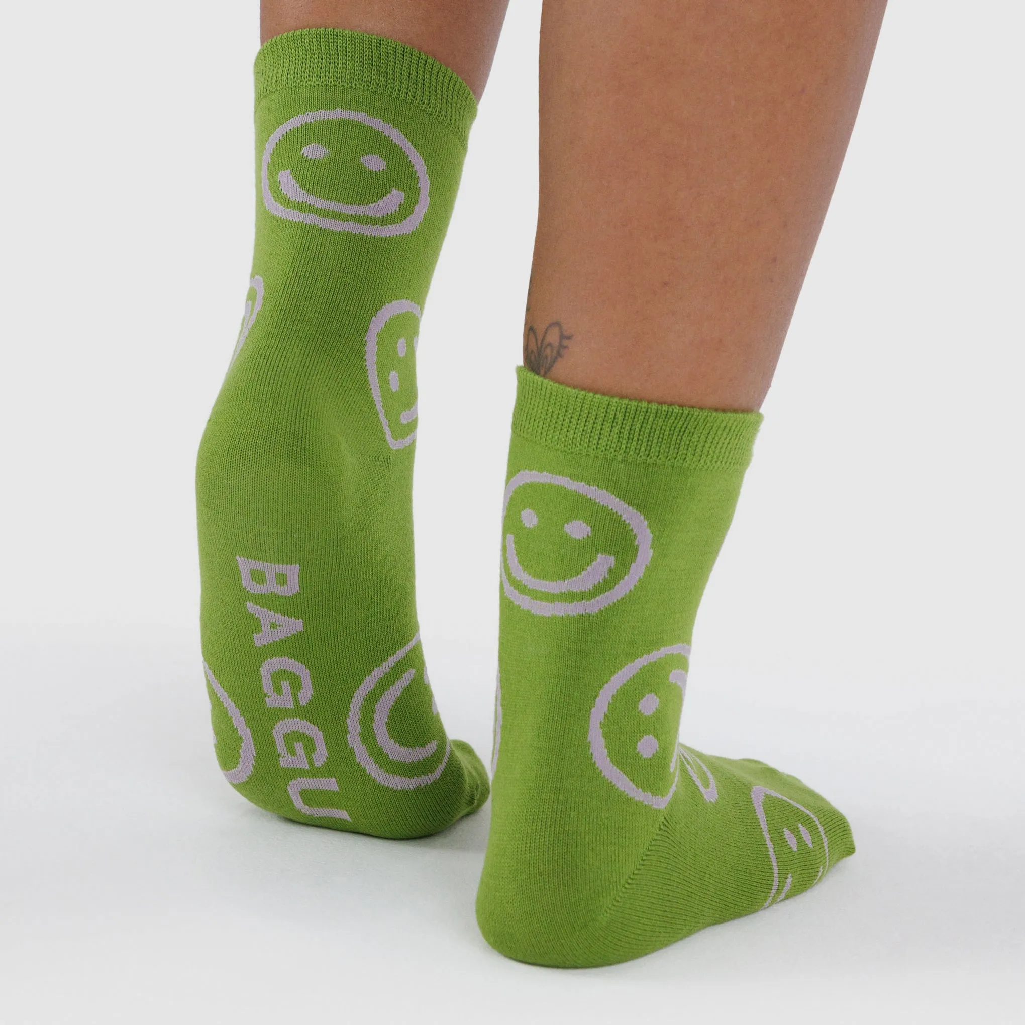 Baggu Crew Socks - Pear Happy sold by Moma product image thumbnail 2