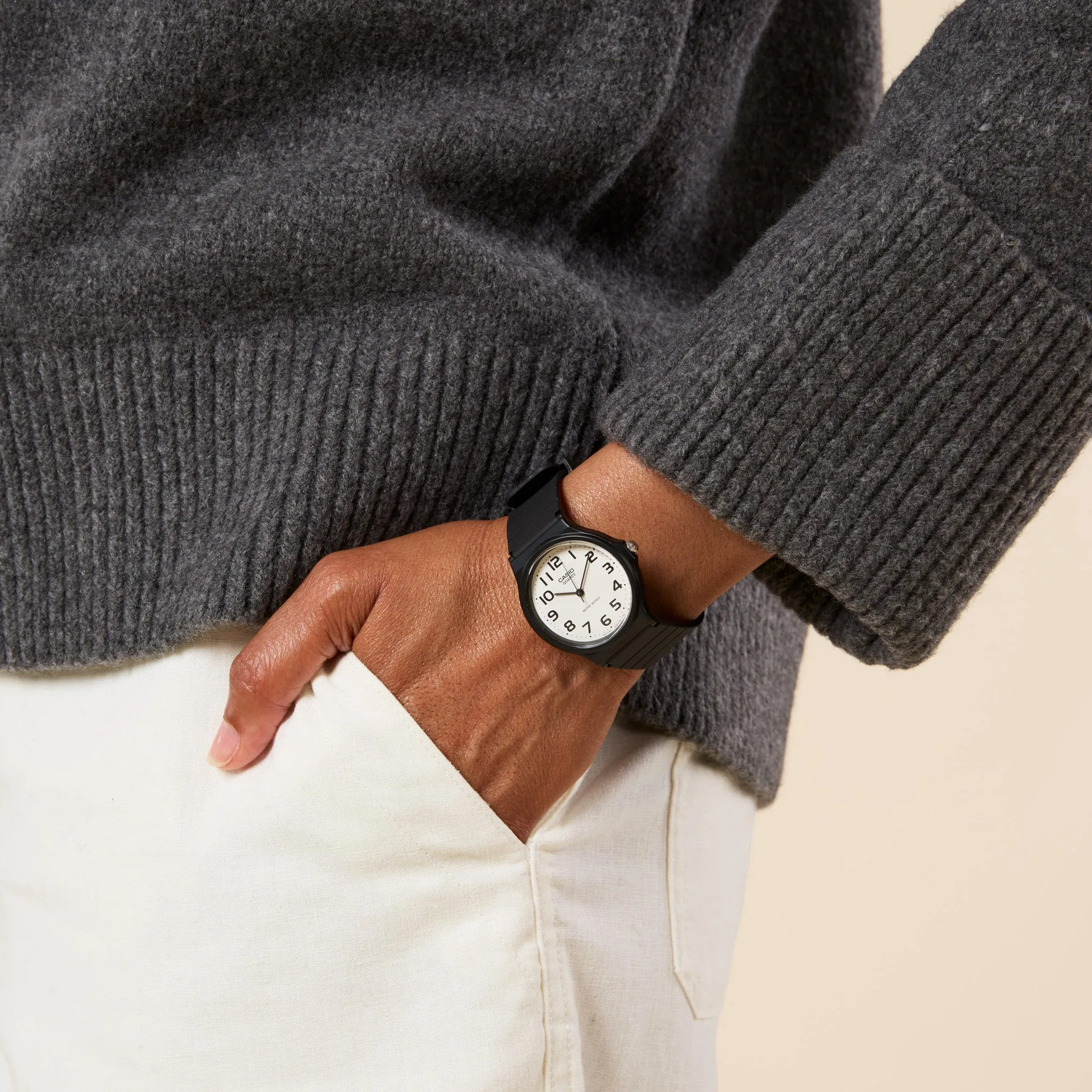 Casio MQ24 Analog Watch - Black/ White sold by Moma product image thumbnail 2