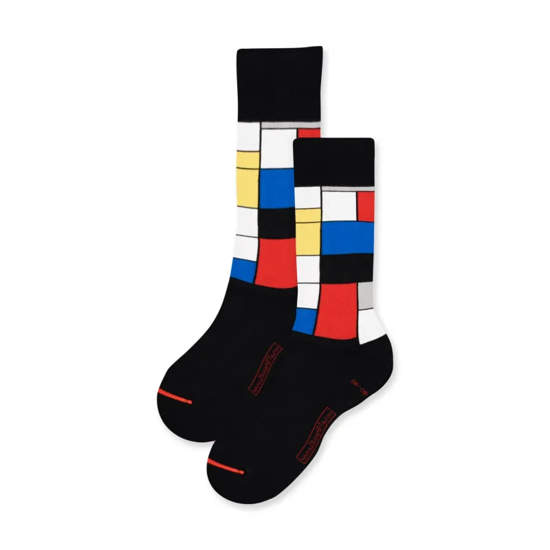 Artist Crew Socks - Mondrian made by Moma