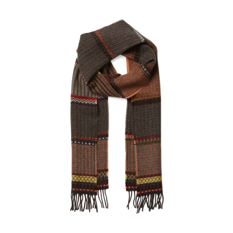 Wallace Sewell Cassia Lambswool Scarf - Vole sold by Moma