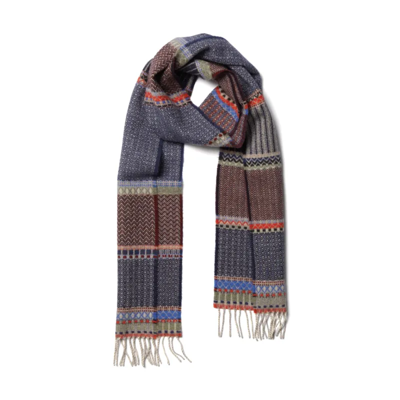 Wallace Sewell Cassia Lambswool Scarf - Fossil sold by Moma