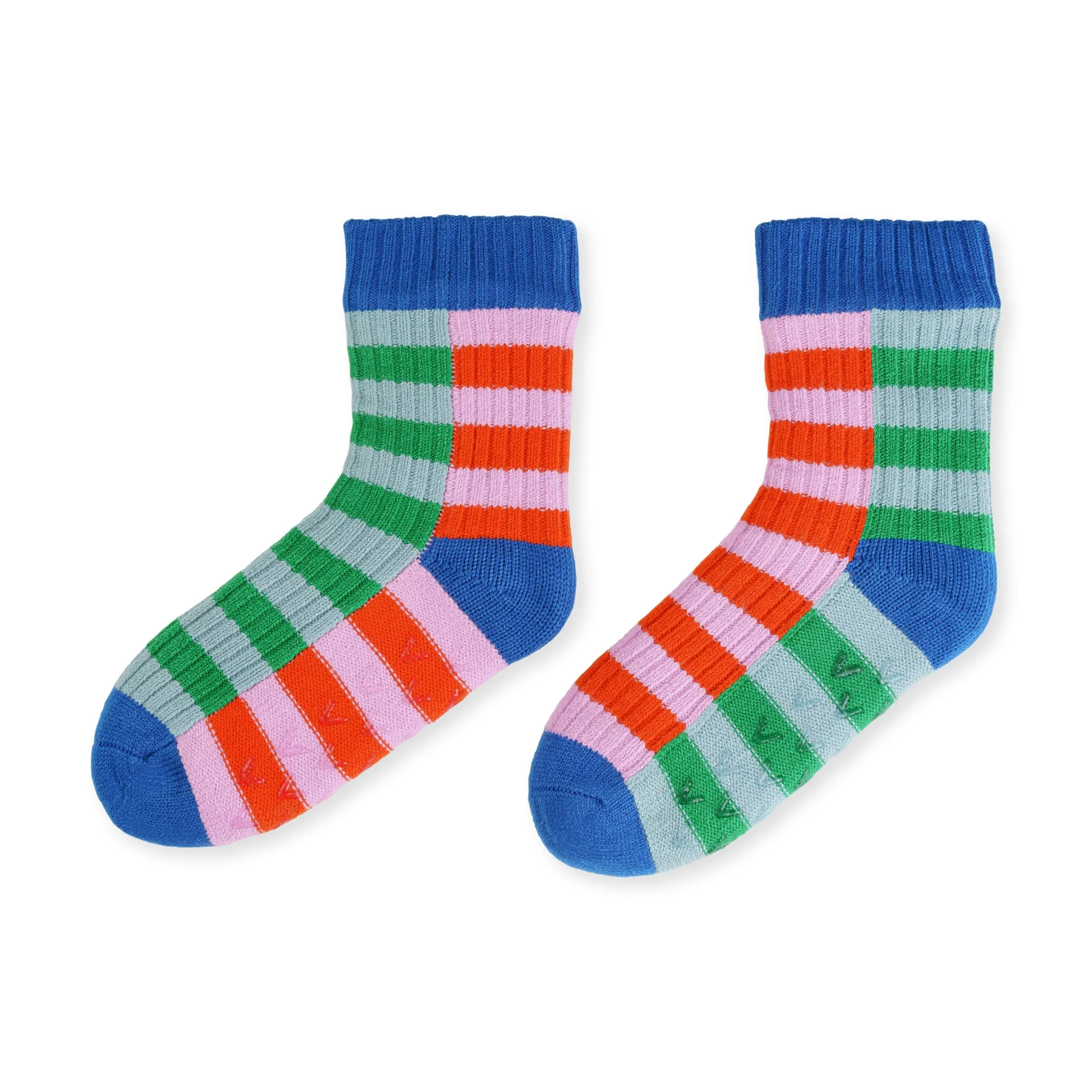 Verloop Knit House Socks - Super Stripe Cobalt sold by Moma product image thumbnail 3