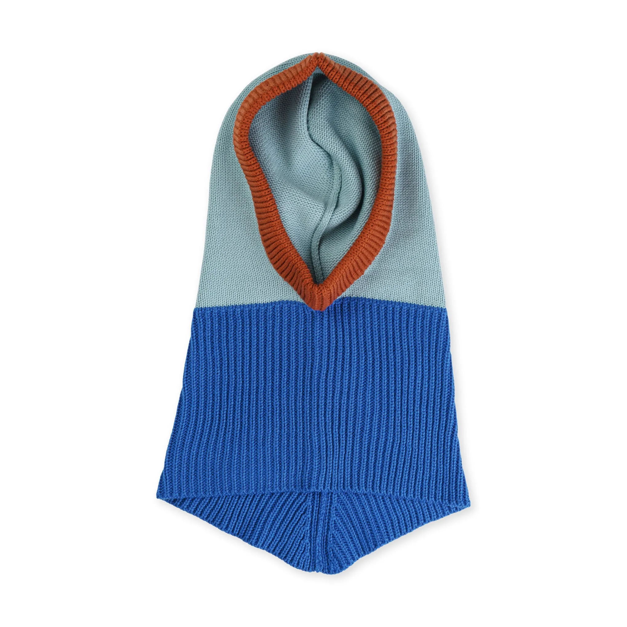Verloop Color Mix Knit Hood - Cobalt sold by Moma