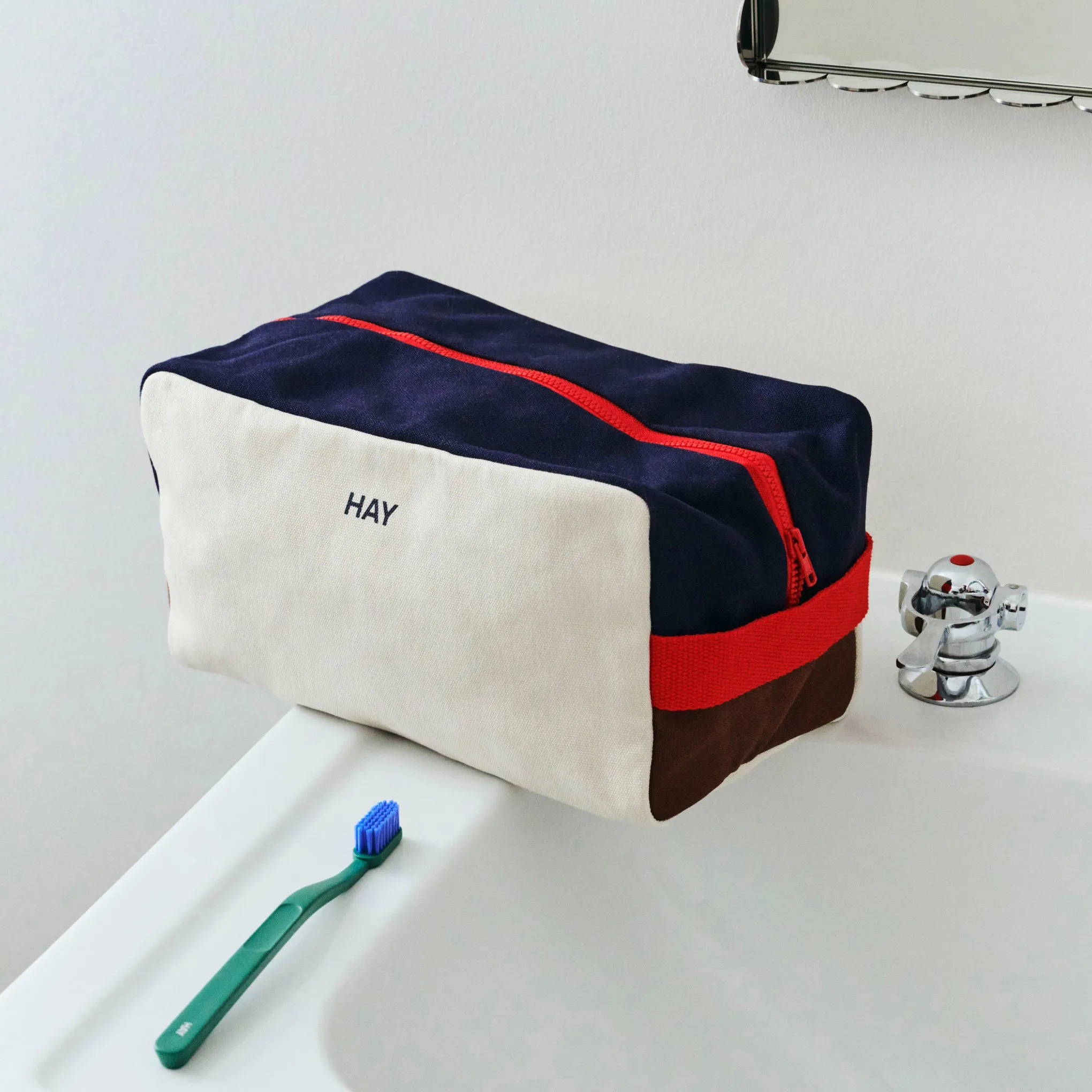 HAY Toiletry Bag - Dark Green/ Multi sold by Moma product image thumbnail 2