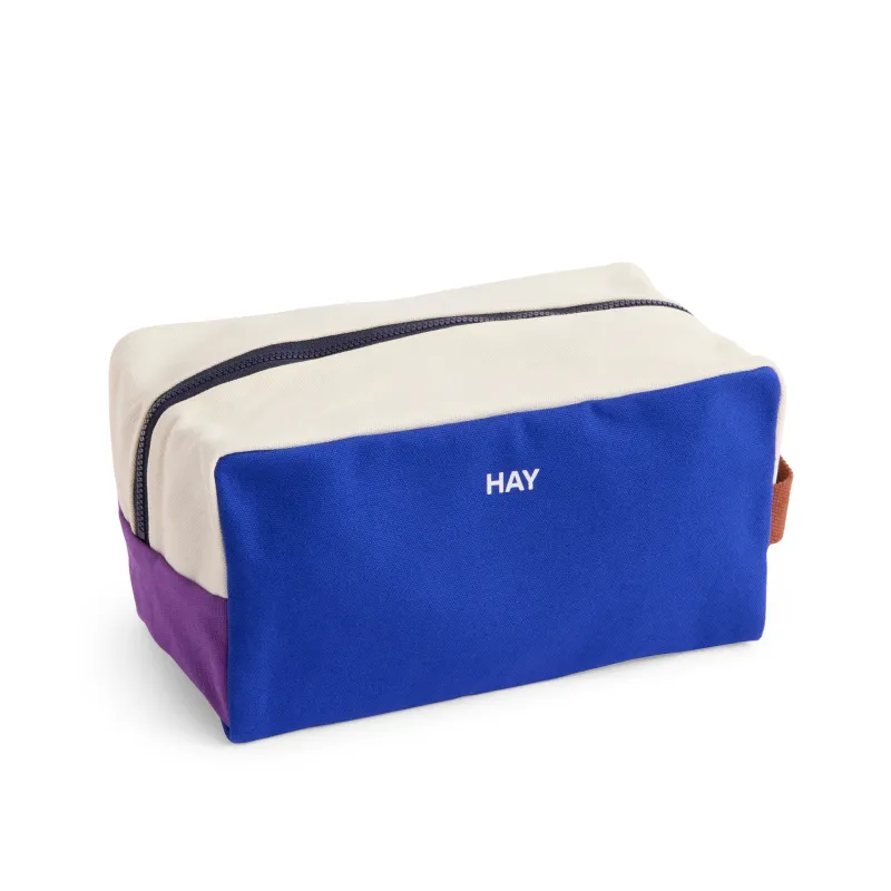 HAY Toiletry Bag - Electric Blue/ Multi sold by Moma