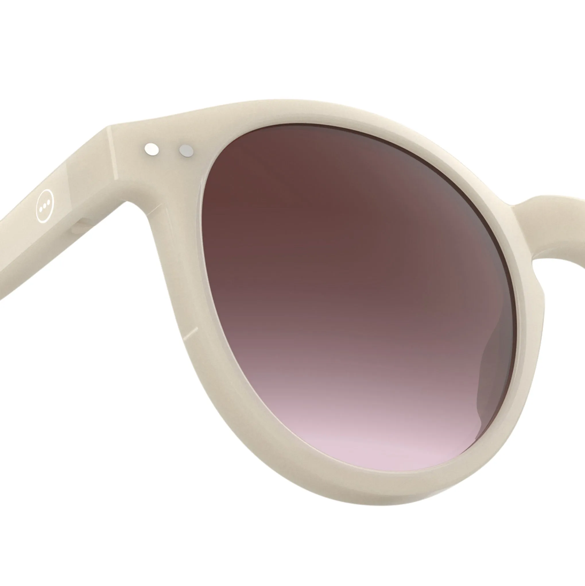 IZIPIZI Round Sunglasses #M - Vintage Cream sold by Moma product image thumbnail 3