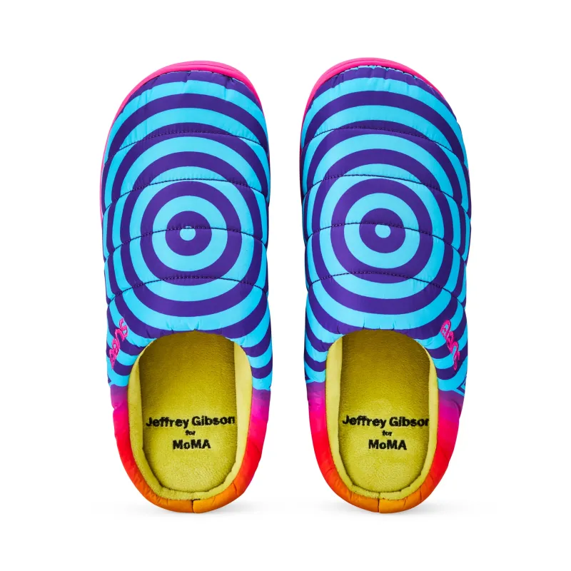 Jeffrey Gibson for MoMA Subu Slippers - Aura Spiral sold by Moma
