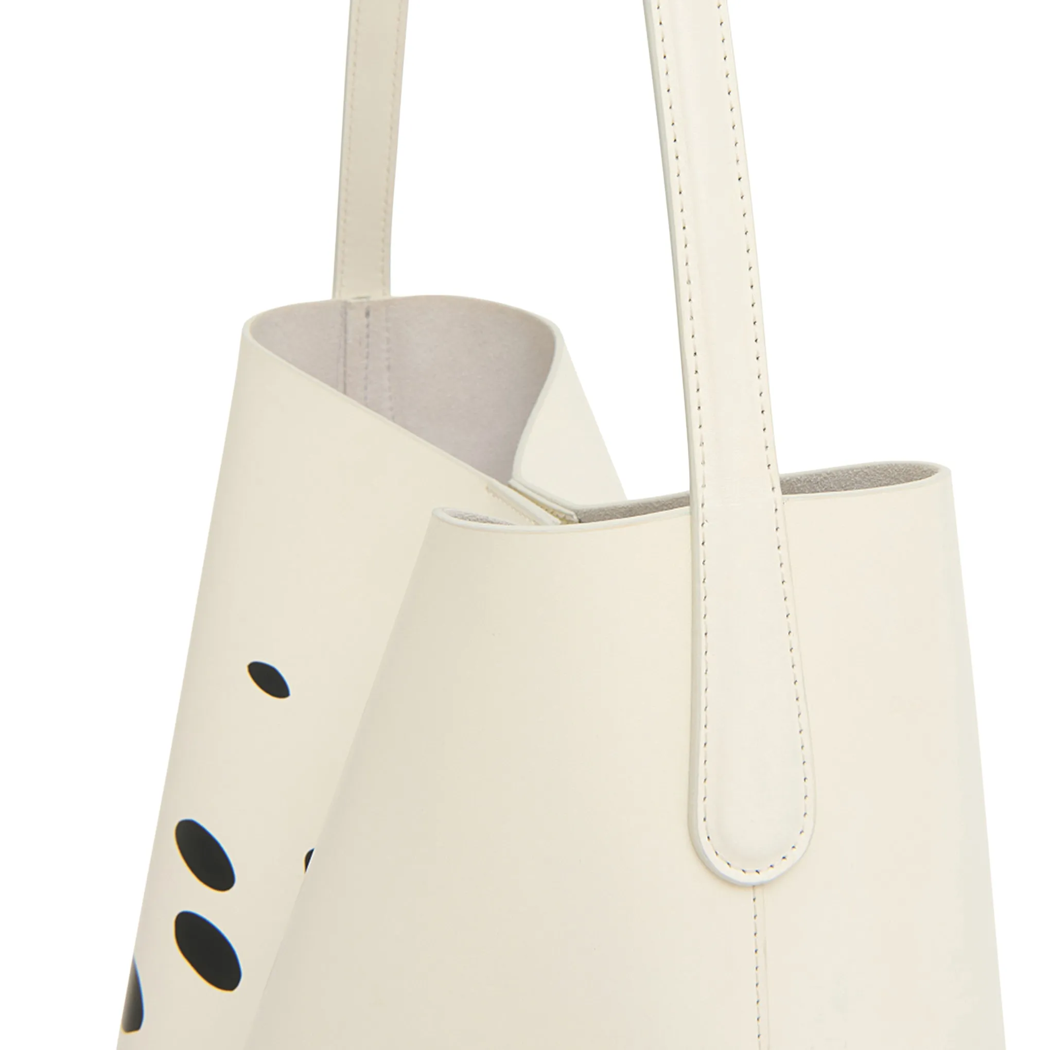 Alexander Calder Mansur Gavriel Everyday Cabas Leather Tote Bag - Dots Jasmine sold by Moma product image thumbnail 4