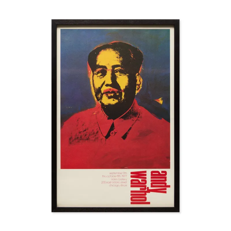 Andy Warhol Mao Framed Poster sold by Moma
