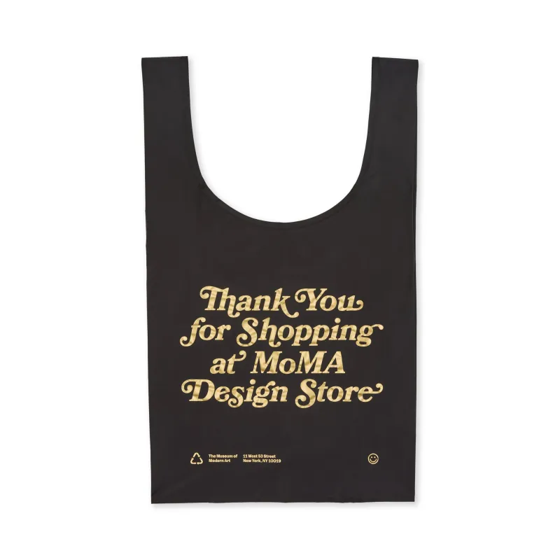 MoMA Baggu Recycled Nylon Standard Tote Bag - Black sold by Moma