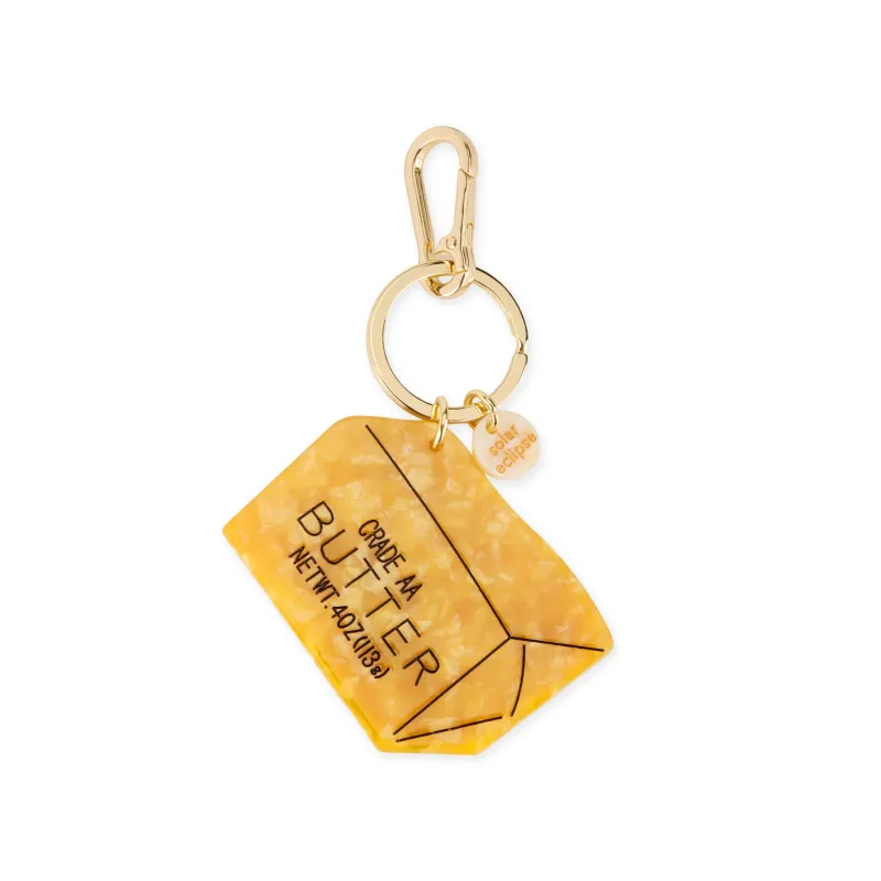 Solar Eclipse Keyring Bag Charm - Butter sold by Moma