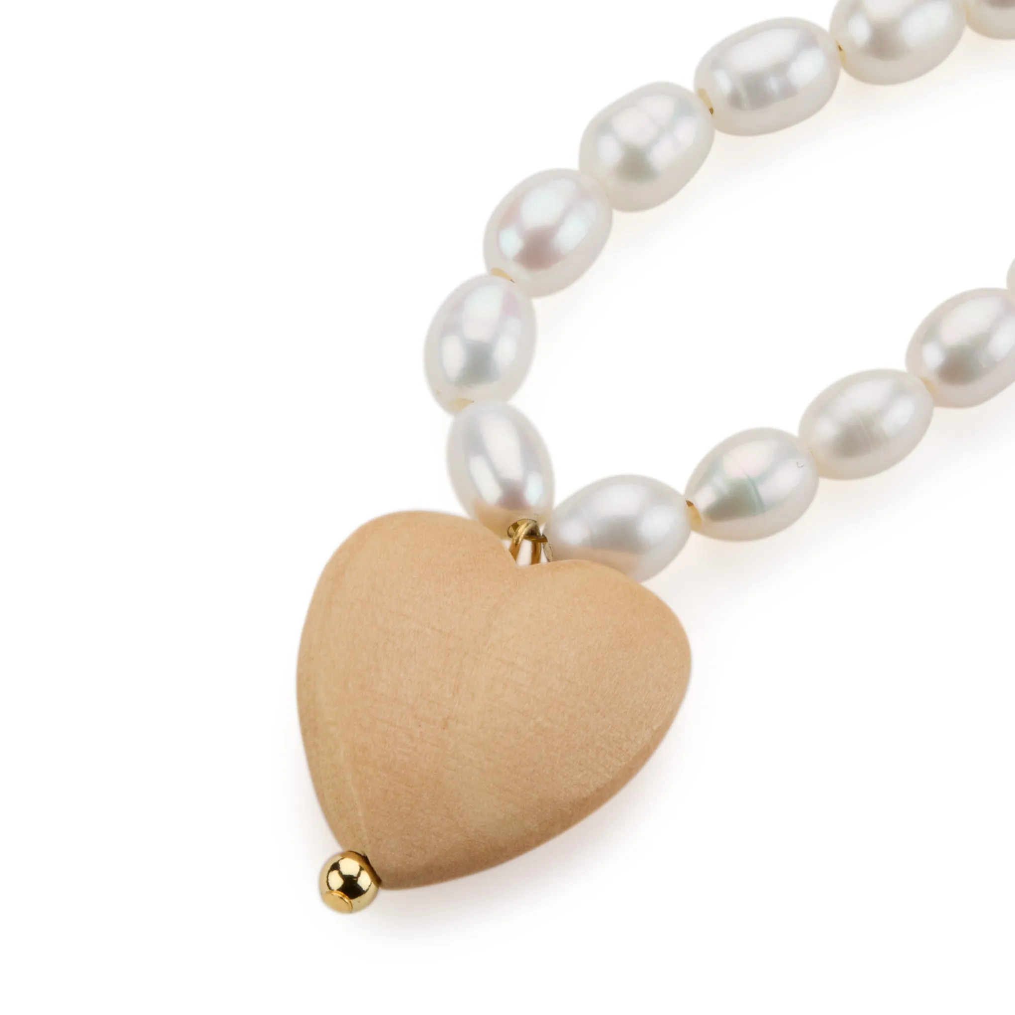 Sophie Monet Pearl Heart Necklace sold by Moma product image thumbnail 3