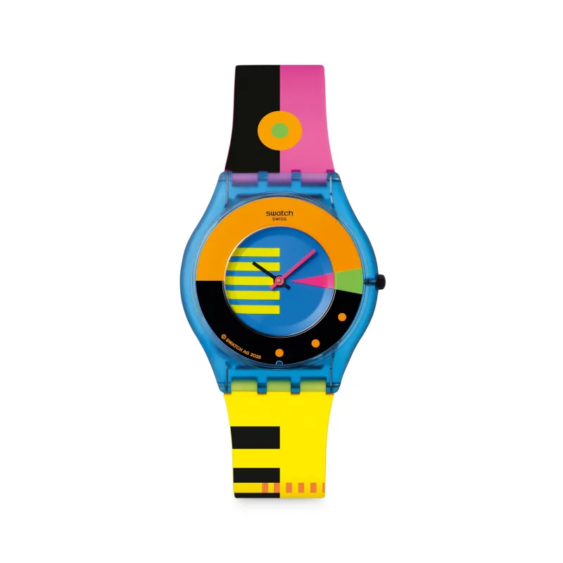 Swatch Neon Flumotions Watch made by Moma