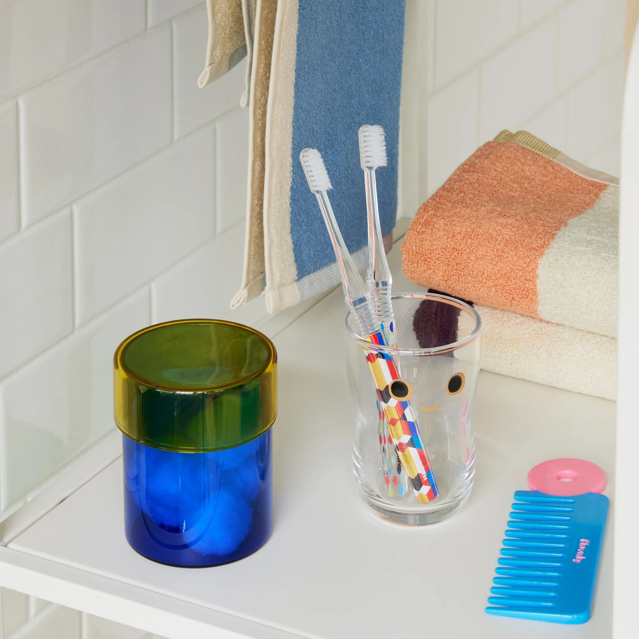 Chunks Wide Tooth Hair Comb - Blue/ Pink sold by Moma product image thumbnail 2