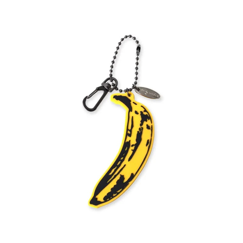 Andy Warhol Banana Keyring Bag Charm made by Moma