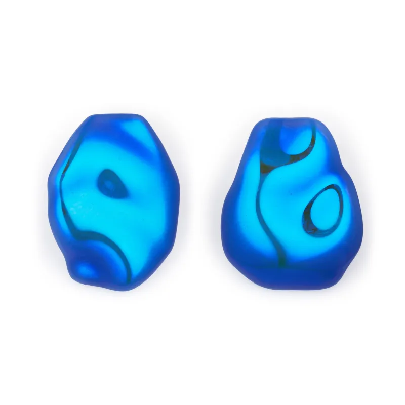 Julie Thévenot Enigma Glass Earrings made by Moma